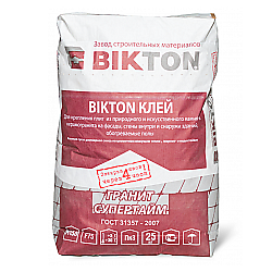 Bikton Клей плиточный Гранит Супертайм
